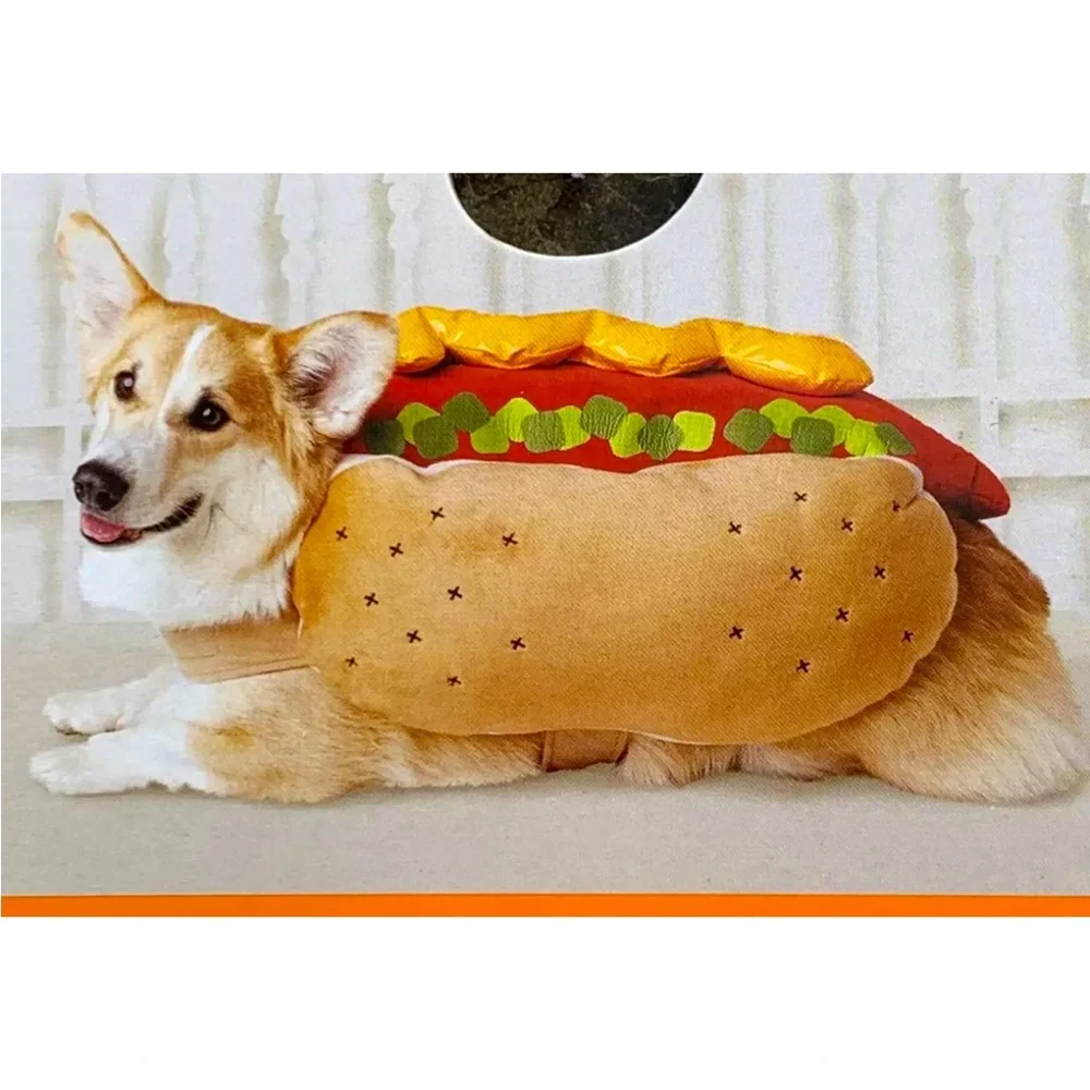 Target LED Light Up Plush Stuffed Hotdog Dog Halloween Costume XL HYDE and EEK!